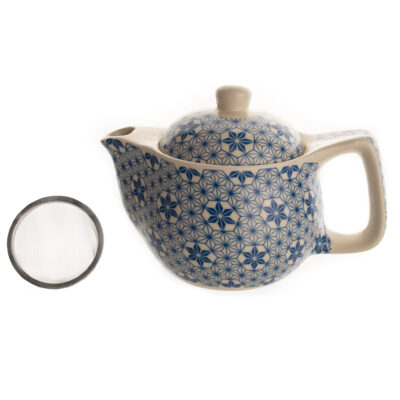 Tetera Campestre Chica Boho Azul