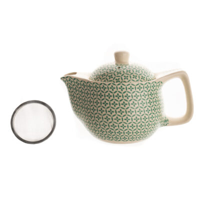 Tetera Campestre Chica Boho Verde