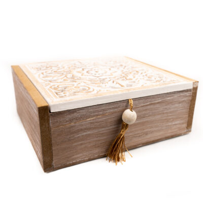 Caja Madera Tallada